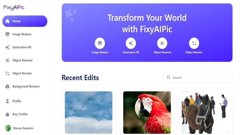 AI Photo editor web